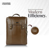 Laptop Bag for Men - Genuine Leather Office Bag - Fits upto 15.6 Inch Laptop/MacBook - Messenger Bag