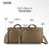 Leather Laptop Messenger Bag for Men with Multiple Compartments - Fits up to 15.6 Inch Laptop - 1 Year Warranty