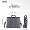 Office Bag for Men - Genuine Leather Laptop Bag - Fits Upto 14 Inch Laptop Bag/MacBook - 1 Year Warranty