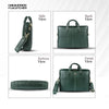 Office Bag for Men - Genuine Leather Laptop Bag - Fits Upto 14 Inch Laptop Bag/MacBook - 1 Year Warranty