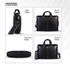 Office Bag for Men - Genuine Leather Laptop Bag - Fits Upto 14 Inch Laptop Bag/MacBook - 1 Year Warranty