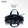 Leather Laptop Messenger Bag for Men with Multiple Compartments - Fits up to 15.6 Inch Laptop - 1 Year Warranty