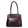 Genuine Leather Handbag Metal chain BG image 10