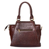 Small Croco Leather Handbag image 9