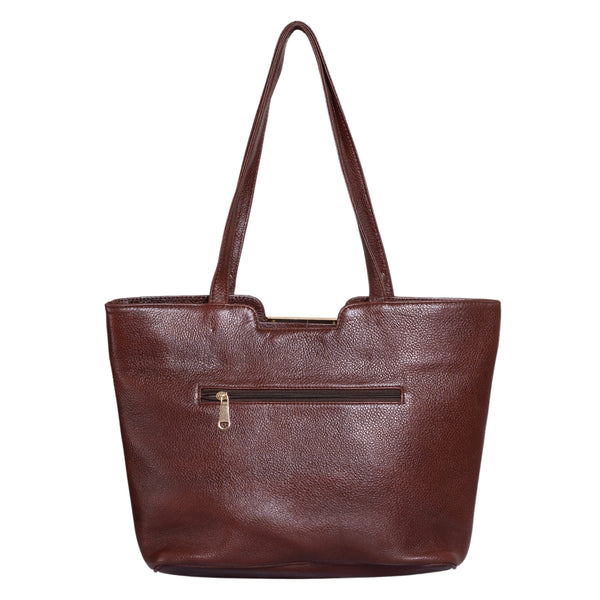 Genuine Leather Handbag Mid Cut image 10