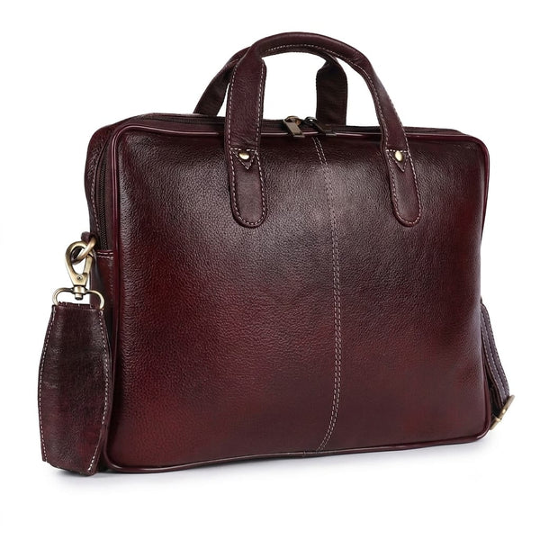 Genuine Leather File Bag for office use image 4