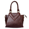 Small Croco Leather Handbag image 8