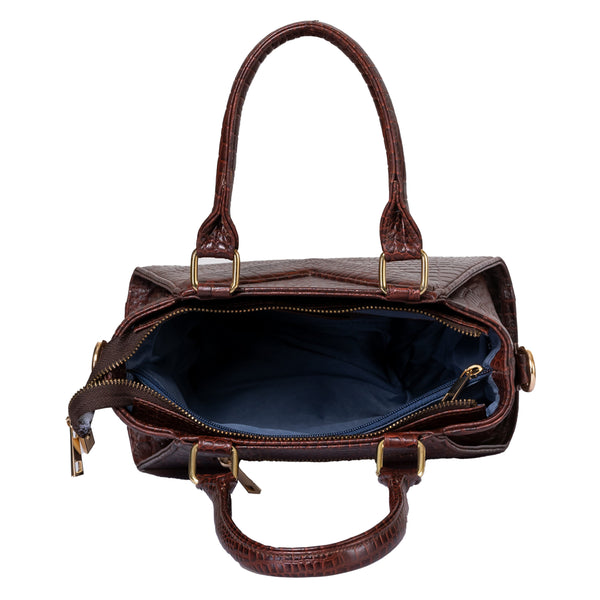 Small Croco Leather Handbag image 11
