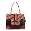 Shantiniketan Flap Handbag - Brown image