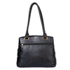 Genuine Leather Handbag Metal chain BG image 1