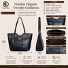 Genuine Leather Handbag Mid Cut image 2
