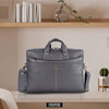 Leather Laptop Messenger Bag for Men with Multiple Compartments - Fits up to 15.6 Inch Laptop - 1 Year Warranty