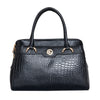 Genuine Leather Handbag ALB - Black image
