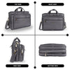 Laptop Bag for Men - Genuine Leather - Fits Upto 15.6 Inch Laptop