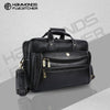 Laptop Messenger Bag For Men - Ideal for Office and Travel - Fits 14-15.6 inch Laptop - 1 Year Warranty