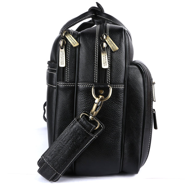 Laptop Messenger Bag For Men - Ideal for Office and Travel - Fits 14-15.6 inch Laptop - 1 Year Warranty