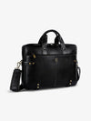 Leather Laptop Bag for Men - Fits Upto 15.6 Inch Laptop/MacBook - Premium Office Bag with 1 Year Warranty
