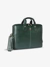 Office Bag for Men - Genuine Leather Laptop Bag - Fits Upto 14 Inch Laptop Bag/MacBook - 1 Year Warranty