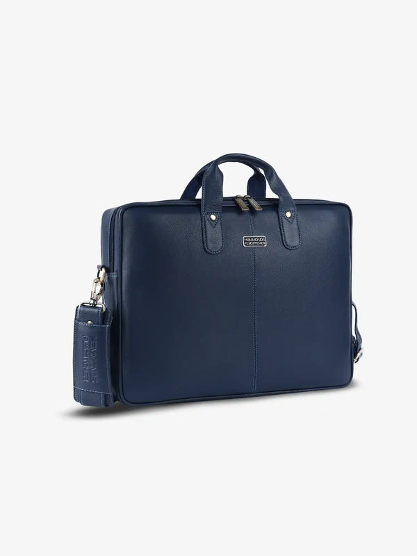 Genuine Leather Laptop Bag for Men - Office Bag - Fits Up to 14/15.6 Inch Laptop/MacBook