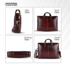Genuine Leather Laptop Bag for Men - Office Bag - Fits Up to 14/15.6 Inch Laptop/MacBook