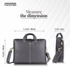 Genuine Leather Laptop Bag for Men - Office Bag - Fits Up to 14/15.6 Inch Laptop/MacBook