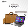 Genuine Leather Laptop Bag for Men - Office Bag - Fits Up to 14/15.6 Inch Laptop/MacBook