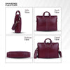 Genuine Leather Laptop Bag for Men - Office Bag - Fits Up to 14/15.6 Inch Laptop/MacBook