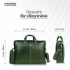Genuine Leather Laptop Bag for Men - Office Bag - Fits Up to 14/15.6 Inch Laptop/MacBook