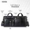 Luxury Leather Laptop Bag for Men - Office Shoulder Bag - Fits 14/15.6 Inch Laptops/MacBook