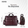 Luxury Leather Laptop Bag for Men - Office Shoulder Bag - Fits 14/15.6 Inch Laptops/MacBook