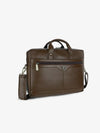Laptop Bag for Men - Genuine Leather Office Bag with Multiple Compartments - Fits 14-15.6 Inch Laptop
