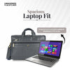 Laptop Bag for Men - Genuine Leather Office Bag with Multiple Compartments - Fits 14-15.6 Inch Laptop