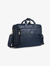 Genuine Leather Expandable Laptop Bag for Men with Adjustable Strap - Fits Upto 15.6" Laptop/MacBook- 1 Year Warranty