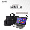 Genuine Leather Expandable Laptop Bag for Men with Adjustable Strap - Fits Upto 15.6" Laptop/MacBook- 1 Year Warranty
