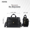 Laptop Bag for Men - Genuine Leather - Fits Upto 15.6 Inch Laptop