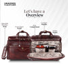 Laptop Bag for Men - Genuine Leather - Fits Upto 15.6 Inch Laptop