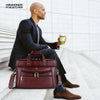 Laptop Messenger Bag For Men - Ideal for Office and Travel - Fits 14-15.6 inch Laptop - 1 Year Warranty