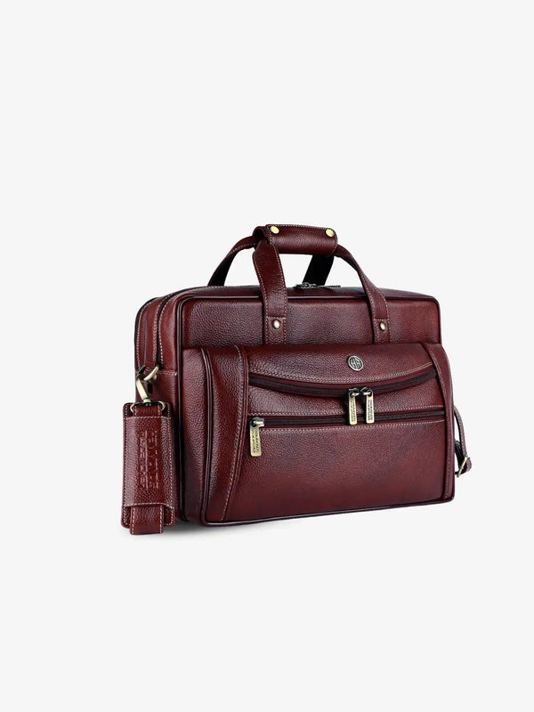Laptop Messenger Bag For Men - Ideal for Office and Travel - Fits 14-15.6 inch Laptop - 1 Year Warranty
