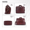 Leather office side bag For Laptop - Laptop Bag for 14-15.6 Inch Laptop/MacBook - 1 Year Warranty
