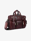 Premium Laptop Bag for Men - Office & Regulars Use - Genuine Leather - Fits for 14-15.6 Inch Laptops