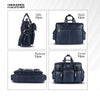Premium Laptop Bag for Men - Office & Regulars Use - Genuine Leather - Fits for 14-15.6 Inch Laptops