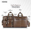 Premium Laptop Bag for Men - Office & Regulars Use - Genuine Leather - Fits for 14-15.6 Inch Laptops