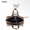 Premium Laptop Bag for Men - Office & Regulars Use - Genuine Leather - Fits for 14-15.6 Inch Laptops