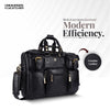 Premium Laptop Bag for Men - Office & Regulars Use - Genuine Leather - Fits for 14-15.6 Inch Laptops