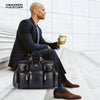 Premium Laptop Bag for Men - Office & Regulars Use - Genuine Leather - Fits for 14-15.6 Inch Laptops