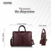 Laptop Shoulder Bag for Men- Genuine Leather Bag With Multiple Compartments- 1 Year Warranty