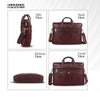 Genuine Leather Office Laptop Bags - Fits MacBook, Notebook up to 15.6 Inch - 1 Year Warranty
