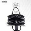 Leather Luxury Laptop Bag For Men With Adjustable & Removable Shoulder Strap