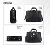 Leather Luxury Laptop Bag For Men With Adjustable & Removable Shoulder Strap