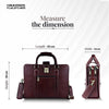 Leather Luxury Laptop Bag For Men With Adjustable & Removable Shoulder Strap